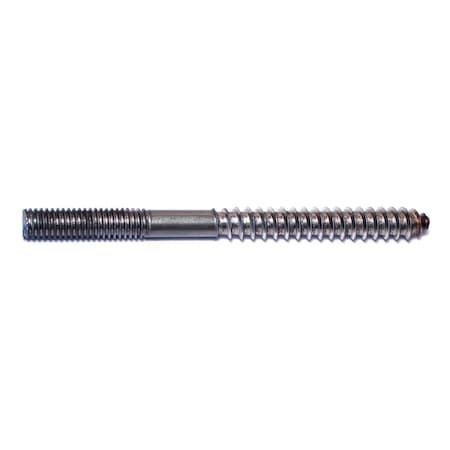 Midwest Fastener 3/8 in Thread to 3/8"-16 Thread, 50 PK Steel, Plain Finish 08464